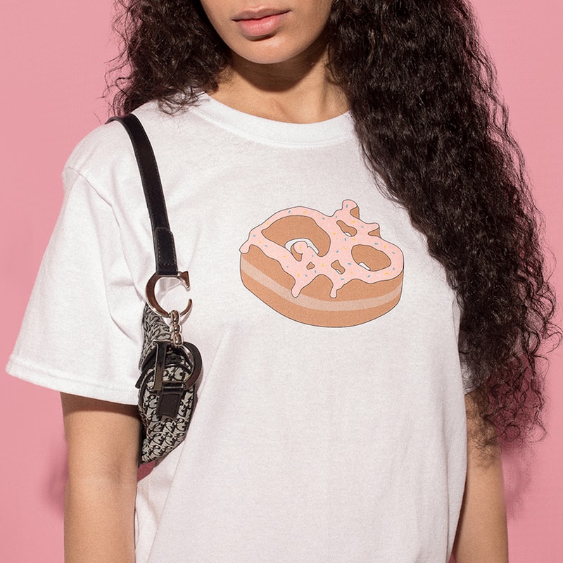 Frankie Collective x Alpo Snow Tee Collaboration Gucci Louis Vuitton Dior Graphics 