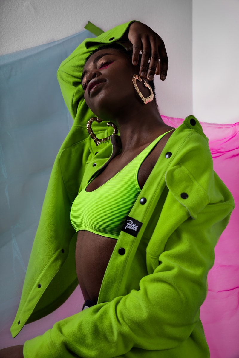 Patta Jacket Sports Bra Neon Green