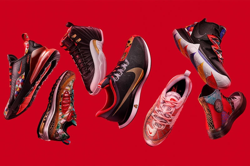 Nike Chinese New Year 2019 Air Max 1 Air Force Chuck Taylor All Star 98 VaporMax Jordan 12