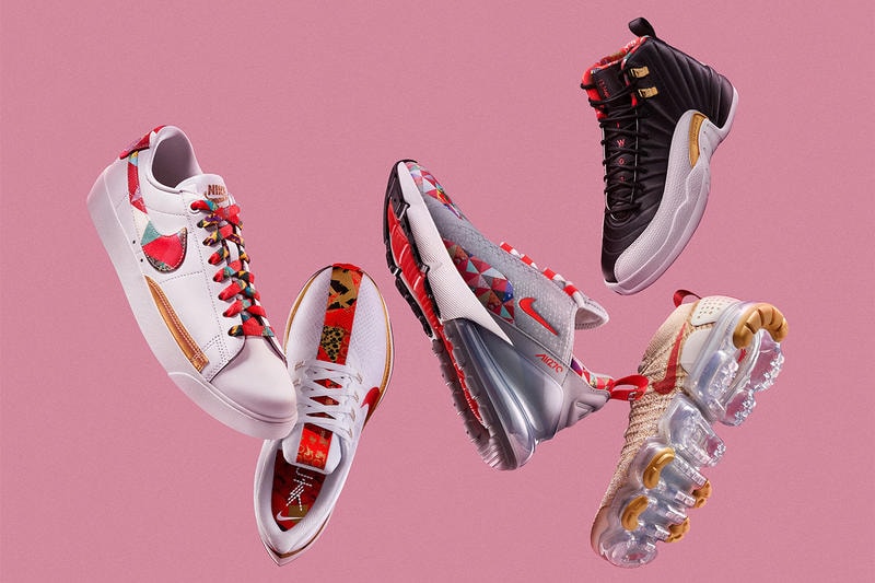 Nike Chinese New Year 2019 Air Max 1 Air Force Chuck Taylor All Star 98 VaporMax Jordan 12