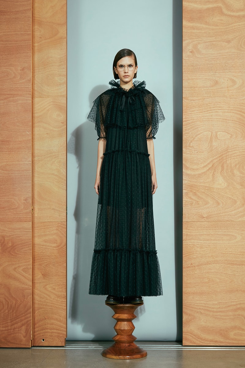 karen walker pre-fall 2019 lookbook suits tweed cardigan wool chess