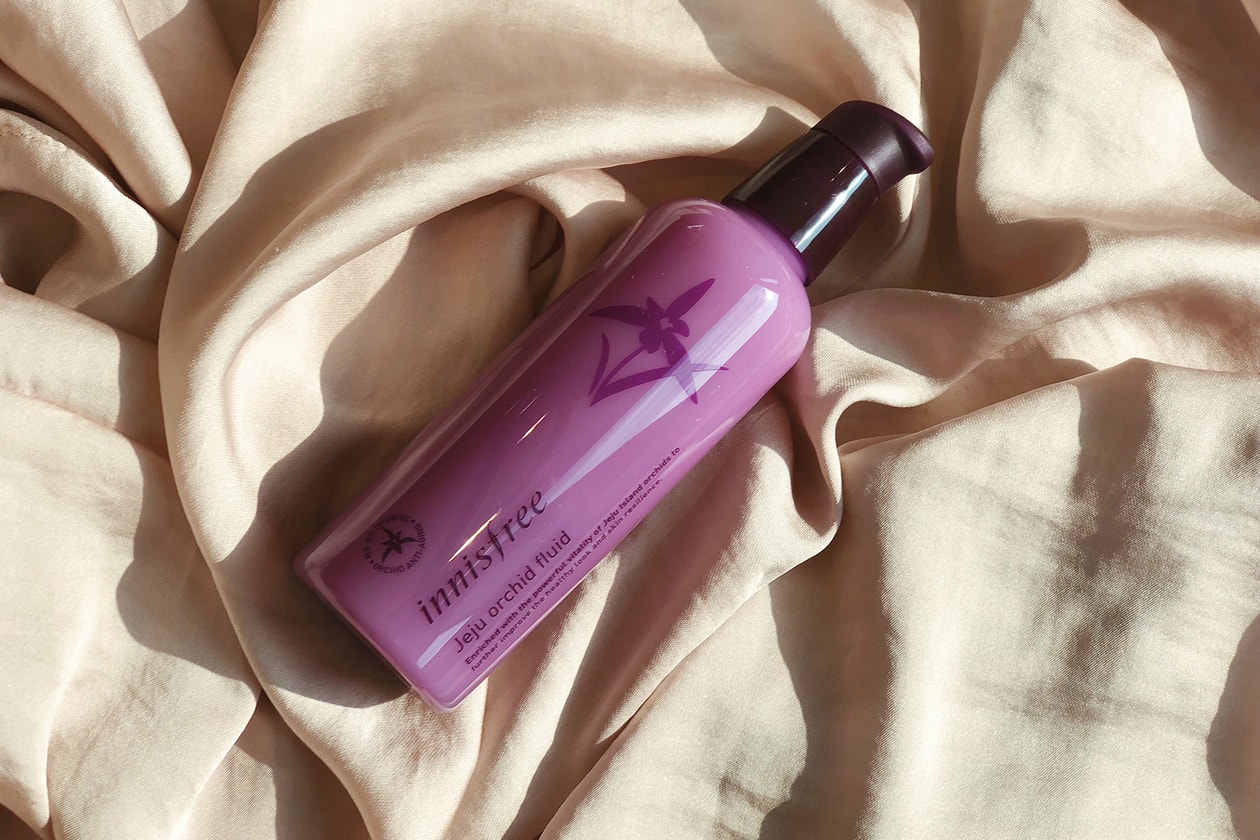 korean beauty innisfree jeju orchid skincare review eye cream lotion sleeping mask serum