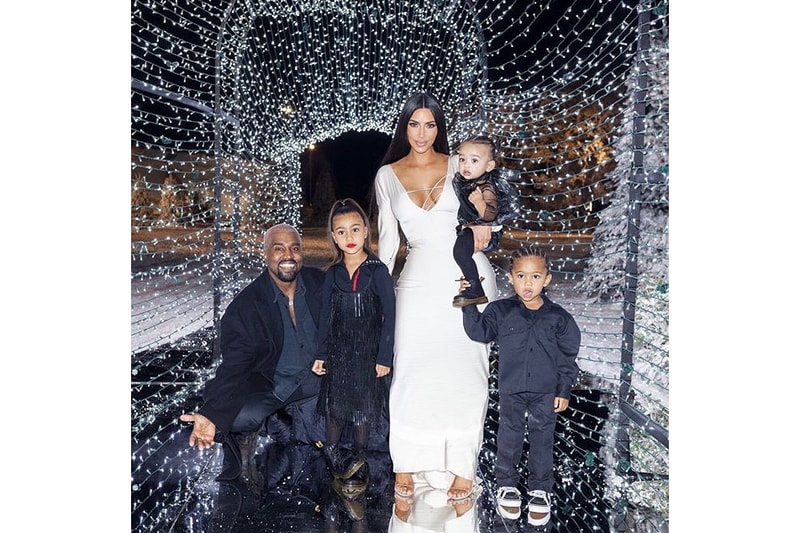 Kim Kardashian Kanye West North Saint Chicago