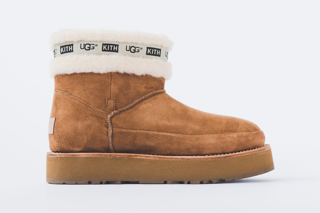 KITH Women UGG Fall Winter 2018 Collection Sherpa Mid Boot Combat Buckle Chestnut Navy Black Brown