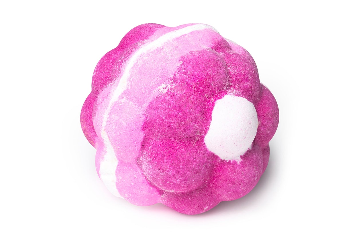 Lush Pink Bath Bomb Art Beauty Bubbles Cosmetics