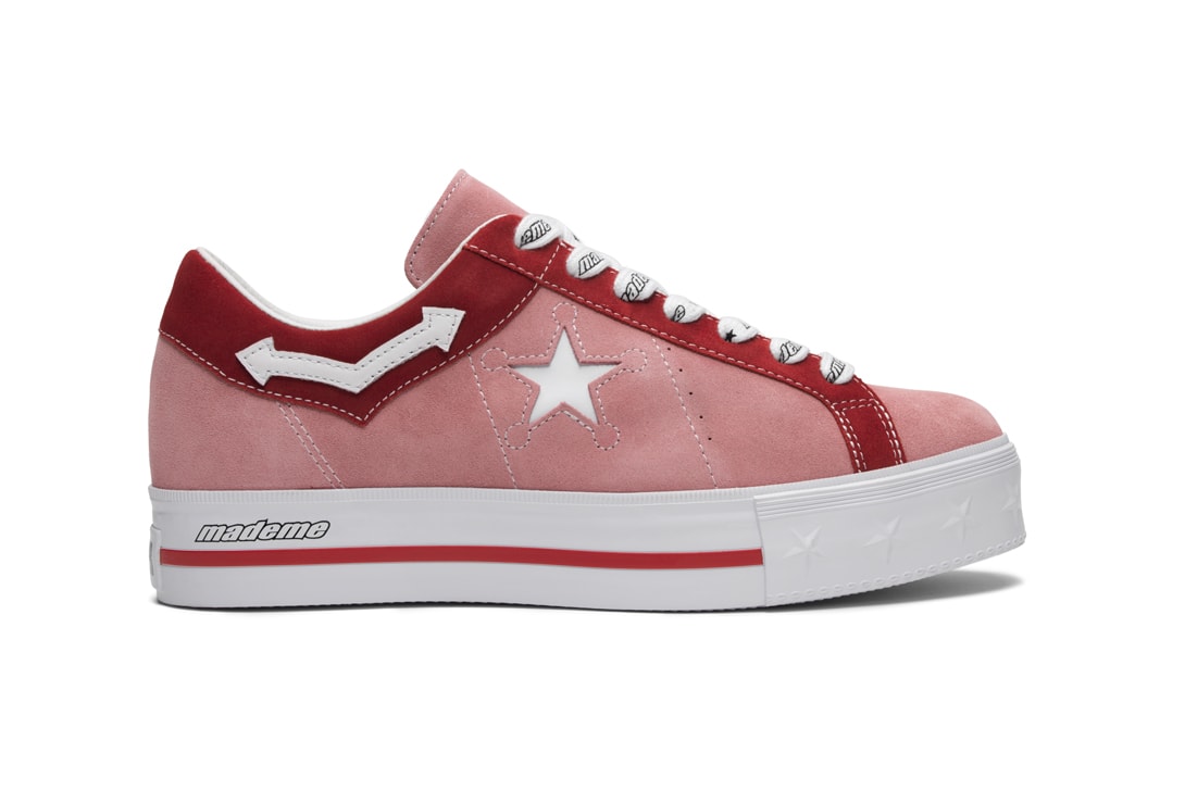 MadeMe x Converse Collaboration Paloma Elsesser One Star Pink Campaign