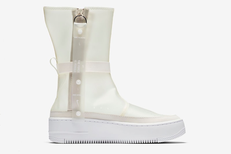 Nike Air Force 1 Sage High Lux Phantom Translucent Sneakers Trainers