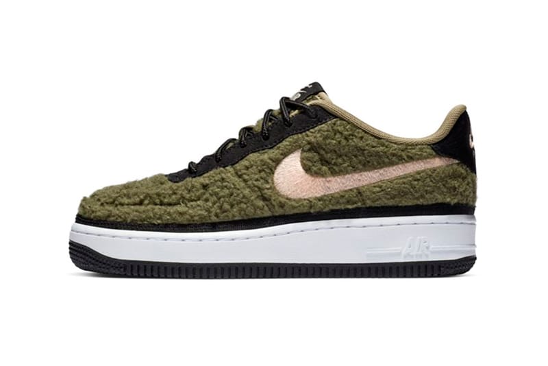 These Shearling Nike Air Force 1s Are Probably the Coziest Sneakers You've Ever Seen