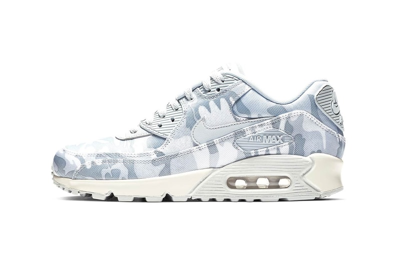 Nike Air Max 90 Winter Camo Pure Platinum Summit White 