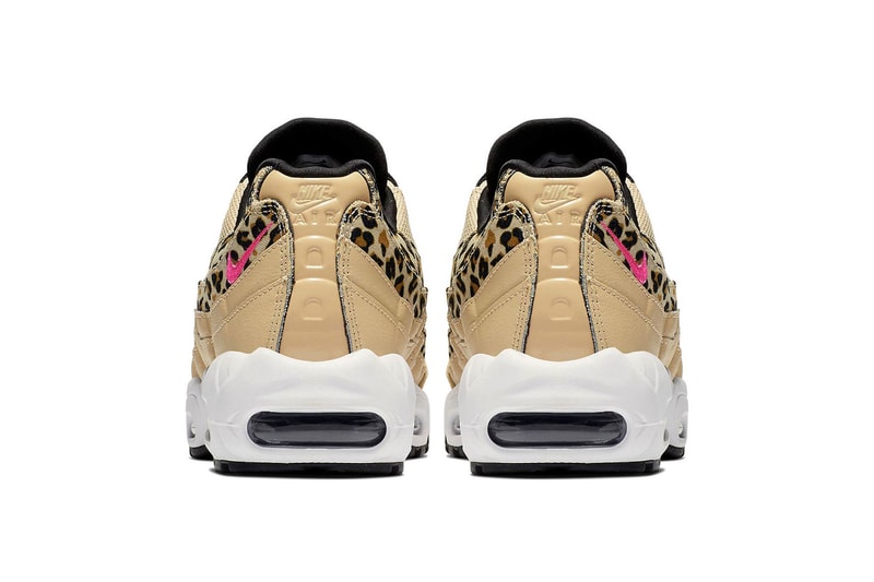 Nike Air Max 95 Leopard Print Tan Pink Swoosh