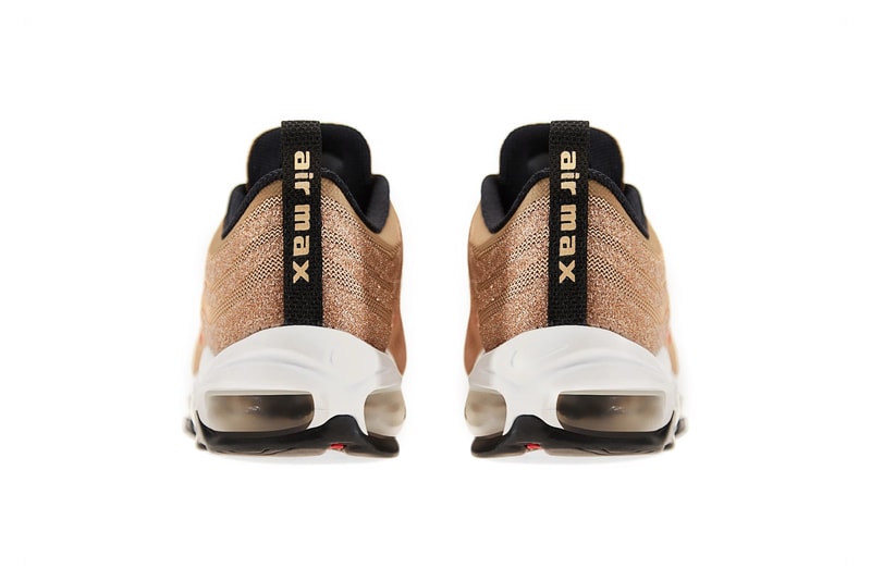 Nike Air Max 97 LX Swarovski Metallic Gold Varsity Red Black