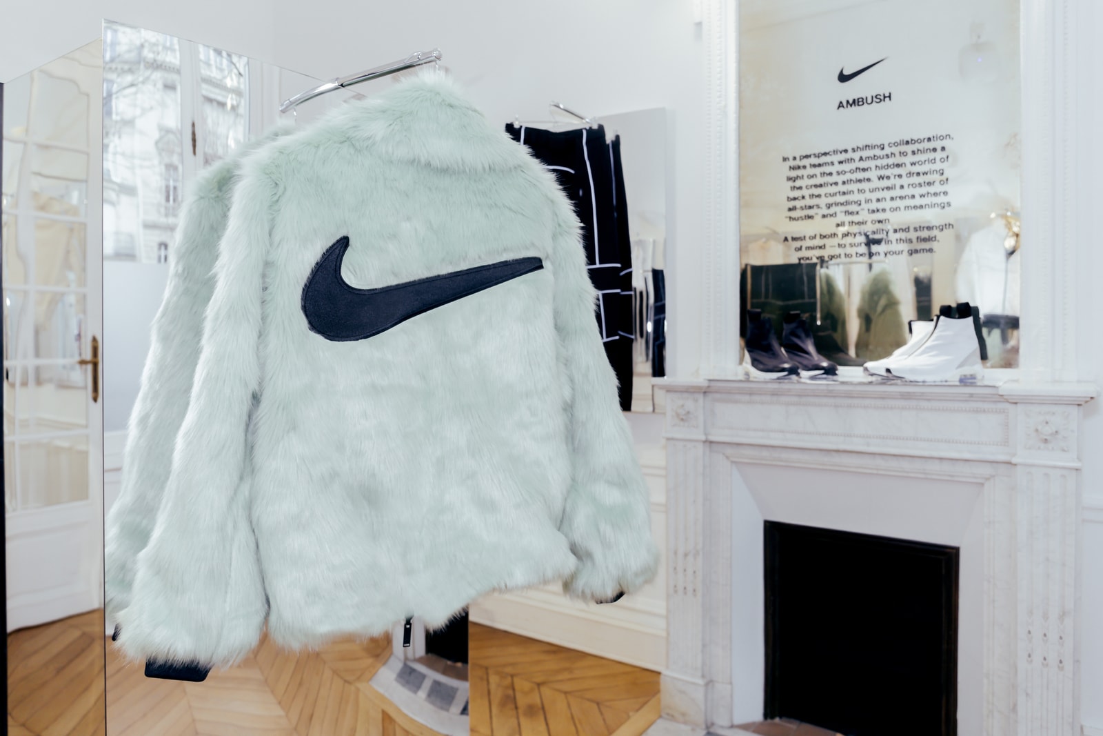 AMBUSH x Nike Collection Yoon Interview Exclusive Collaboration Fashion Coat Fur Sportswear Range