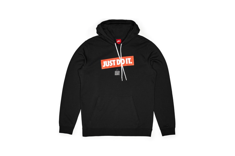Nike x Dover Street Market Just Do It Hoodie Black