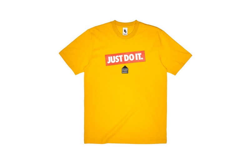 Nike x Dover Street Market Just Do It T-shirt Yellow