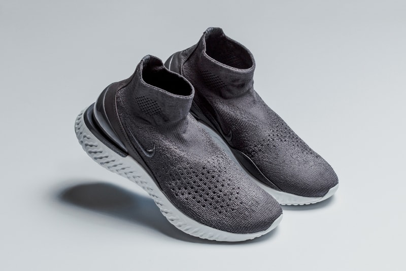 Nike Rise React Sock Sneaker Dusky Rust Pink Thunder Grey