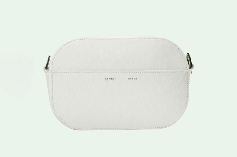 Off White Camera Bag White Black Striped