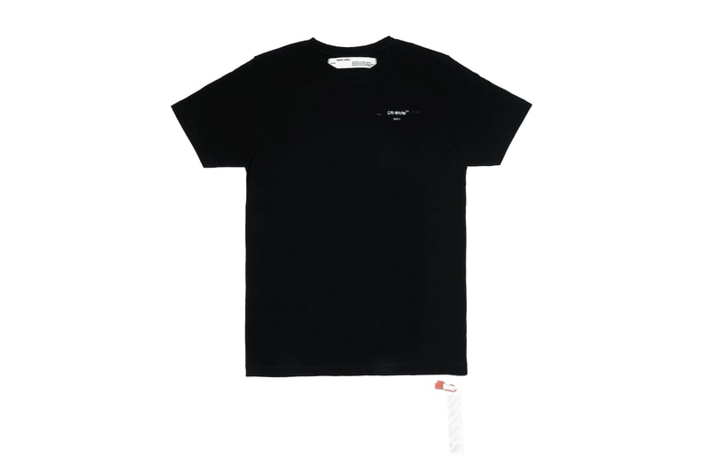 Off-White's Black & Silver Rinacente Collection Hoodie Cap Apparel Print Tshirt Silver Black Virgil Abloh Streetwear