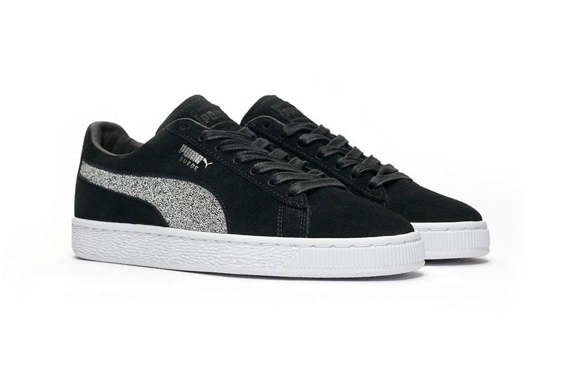 Swarovski PUMA Suede Classic Crystal Black Sneakers Trainers