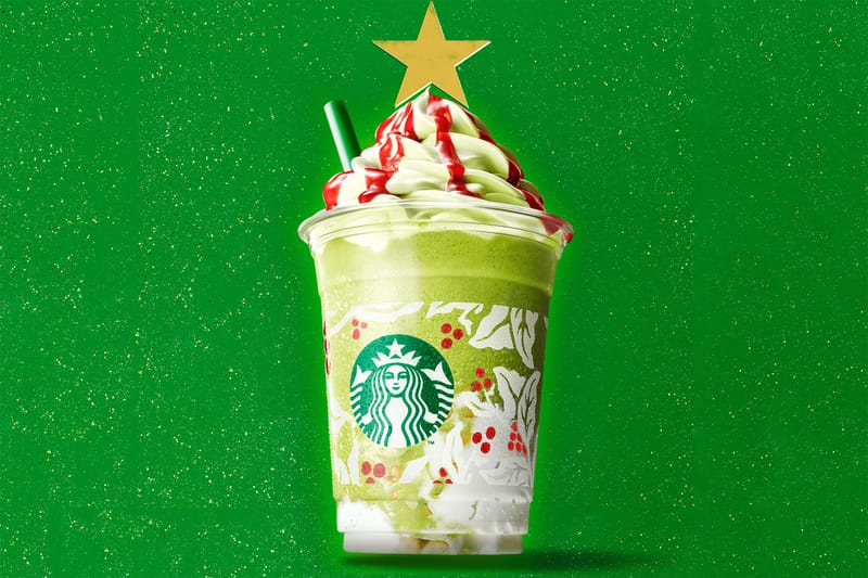 Would You Try out Starbucks' Pistachio Christmas Tree Frappuccino?