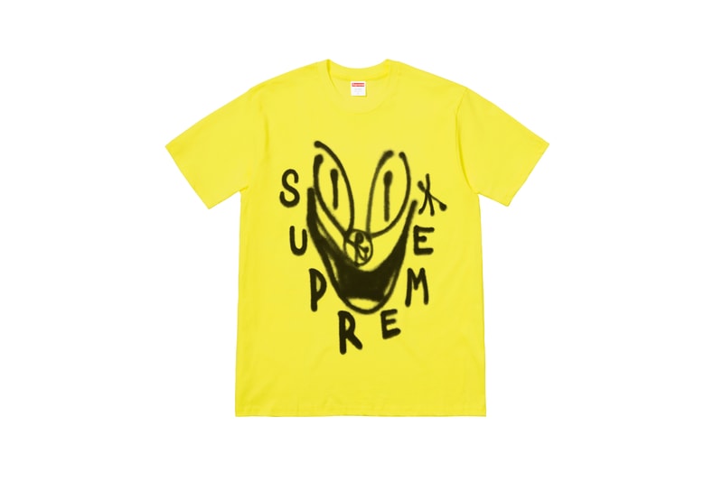 Supreme Marvin Gaye Fall Winter 2018 Collection T-Shirt Yellow