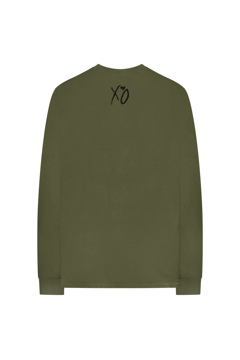 The Weeknd XO Tour Merch Release 004 Where Dreams Come True Long Sleeve Green