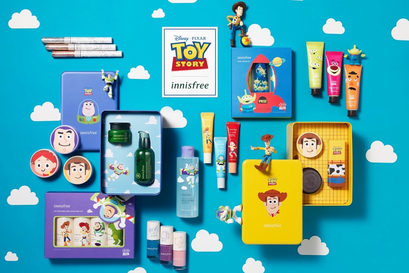 Pixar Toy Story Disney innisfree Makeup Skincare Collaboration Nail Polish Liquid Eyeshadow Lip Balm Hand Cream Body Cleanser Lotion