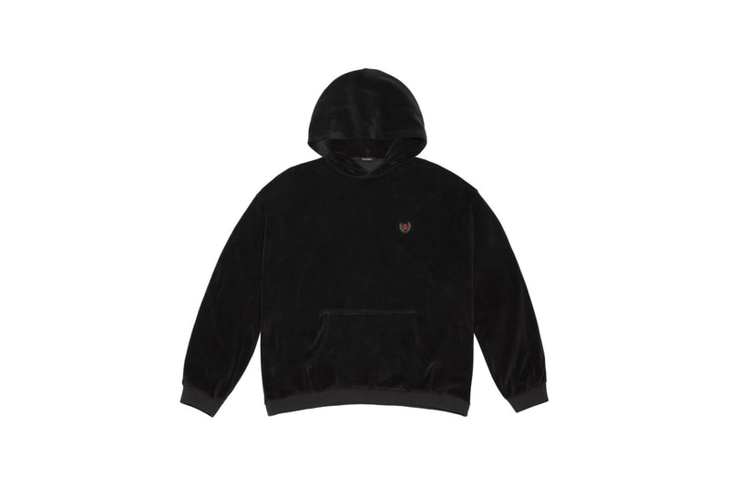 YEEZY Velour Hoodie Black