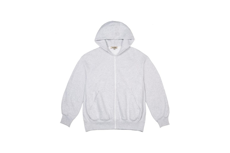YEEZY Cut Neck Hoodie Grey