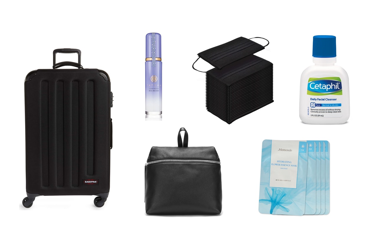 travel essentials glossier tatcha eastpak amazon kindle marshall headphones cetaphil celine herschel