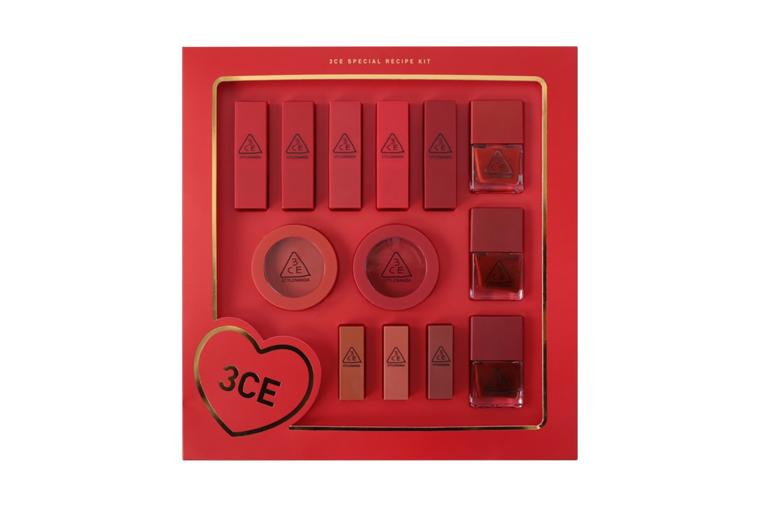 3ce korean beauty makeup cosmetics chinese new year valentines day sets nail polish lacquer eye gel cream lip tints