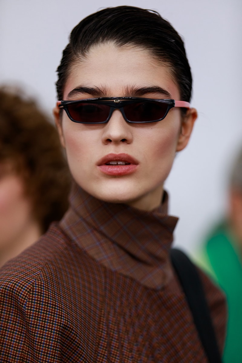 Acne Studios Fall Winter 2019 Show Backstage Paris Fashion Week Womenswear Johnny Johansson Coats Fur Bags Sunglasses Models