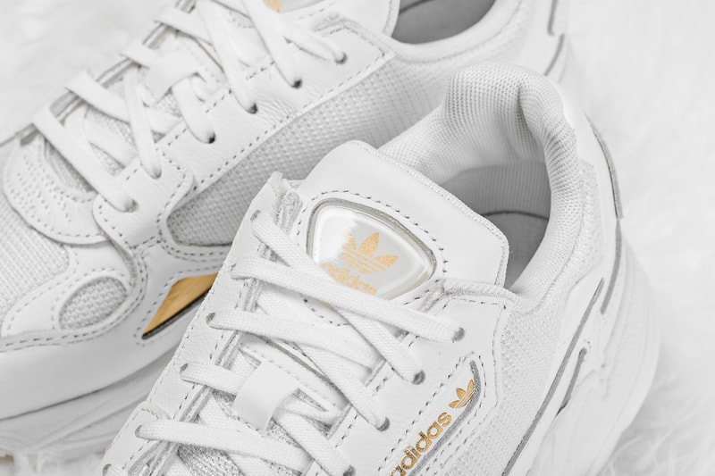 adidas Originals Falcon in "White/Metallic Gold" Release Where to Buy White Sneaker Shoe