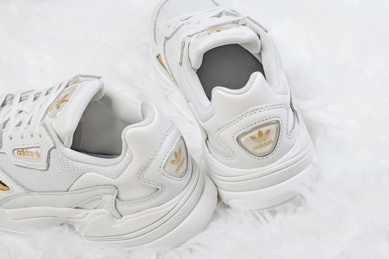 adidas Originals Falcon in "White/Metallic Gold" Release Where to Buy White Sneaker Shoe
