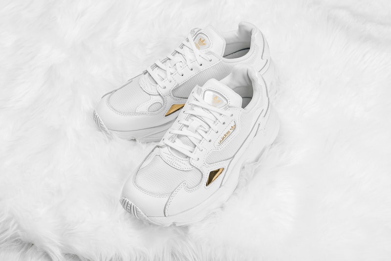 adidas Originals Falcon in "White/Metallic Gold" Release Where to Buy White Sneaker Shoe