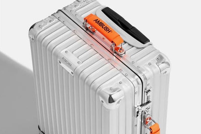 A Closer Look at AMBUSH x RIMOWA's Silver Suitcases
