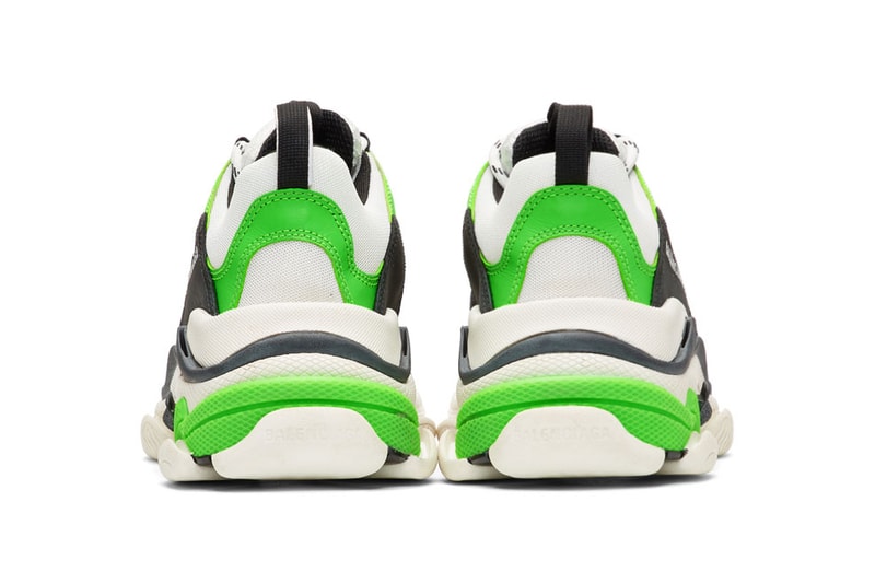 Balenciaga Triple S White Green