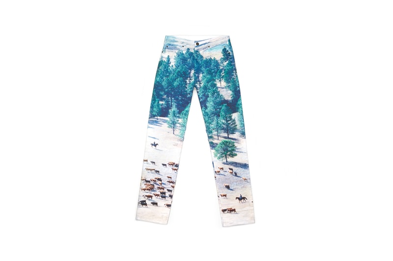 CALVIN KLEIN JEANS EST. 1978 Delivery 2 Drop 02 Mountain Print Jeans Blue