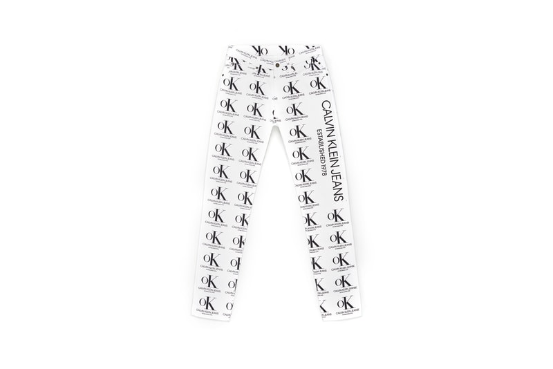 CALVIN KLEIN JEANS EST. 1978 Delivery 2 Drop 02 Logo Denim White Black