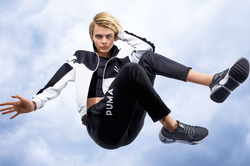 Cara Delevingne Debuts PUMA's New NOVA '90s Bloc Silhouette