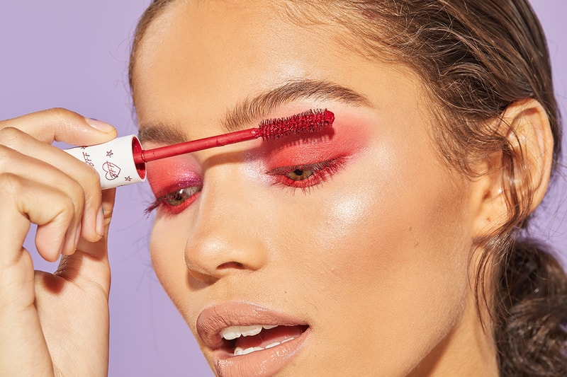 Colourpop bff mascara makeup cosmetics beauty model red