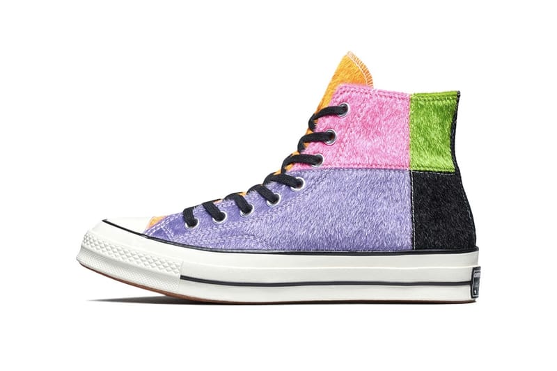 This Converse Chuck Taylor Gets a Fuzzy, Patchwork Quilt Makeover