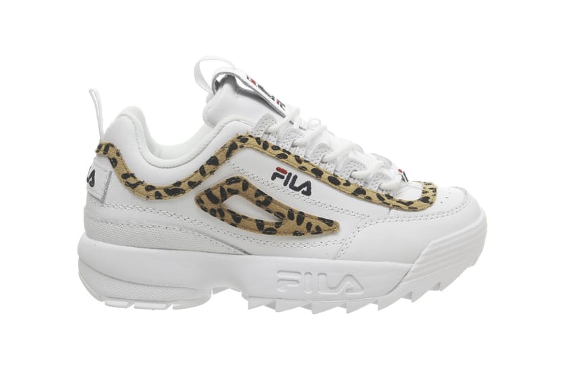FILA's Latest Disruptor Sneakers Feature Bold Leopard Detailing