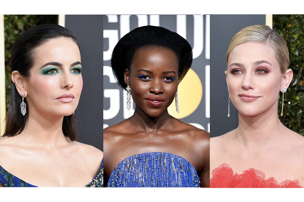 2019 Golden Globes: Best Red Carpet Makeup Looks Lady Gaga Janelle Monae Amber Heard Elle Fanning Lili Reinhart 