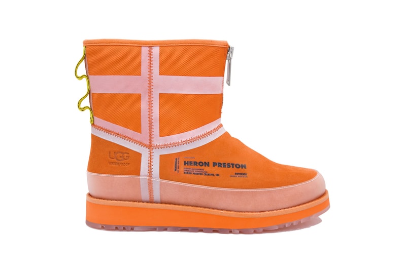 Heron Preston UGG Fall Winter 2019 Boots Classic Short Front Zip HP Tasman