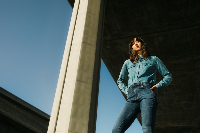 J Brand Spring 2019 Campaign Denim Shirt Jeans Blue