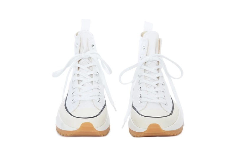 JW Anderson SS19 Converse Run Star Hike in White Chunky Sole Platform Blue Release Shoe Sneaker