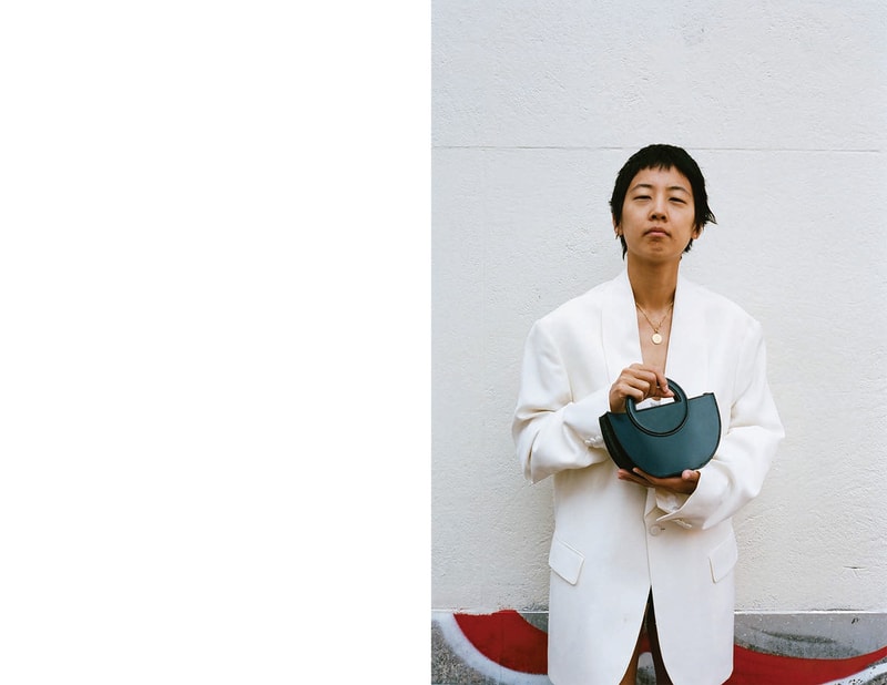 kara sarah law spring 2019 lookbook collection wearable handbags clothing shirt bag waistbag puffer tote leather lambskin