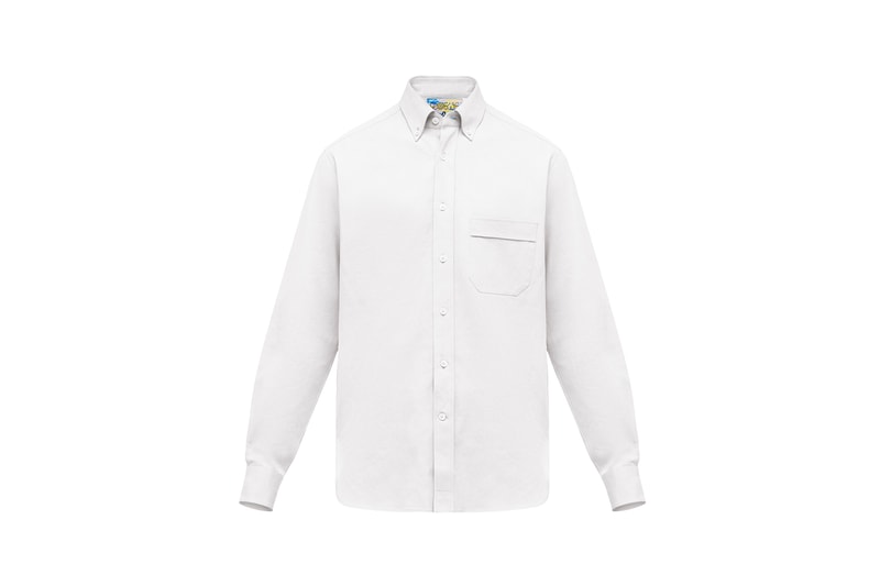 LOEWE Eye Nature Collection Collared Shirt White