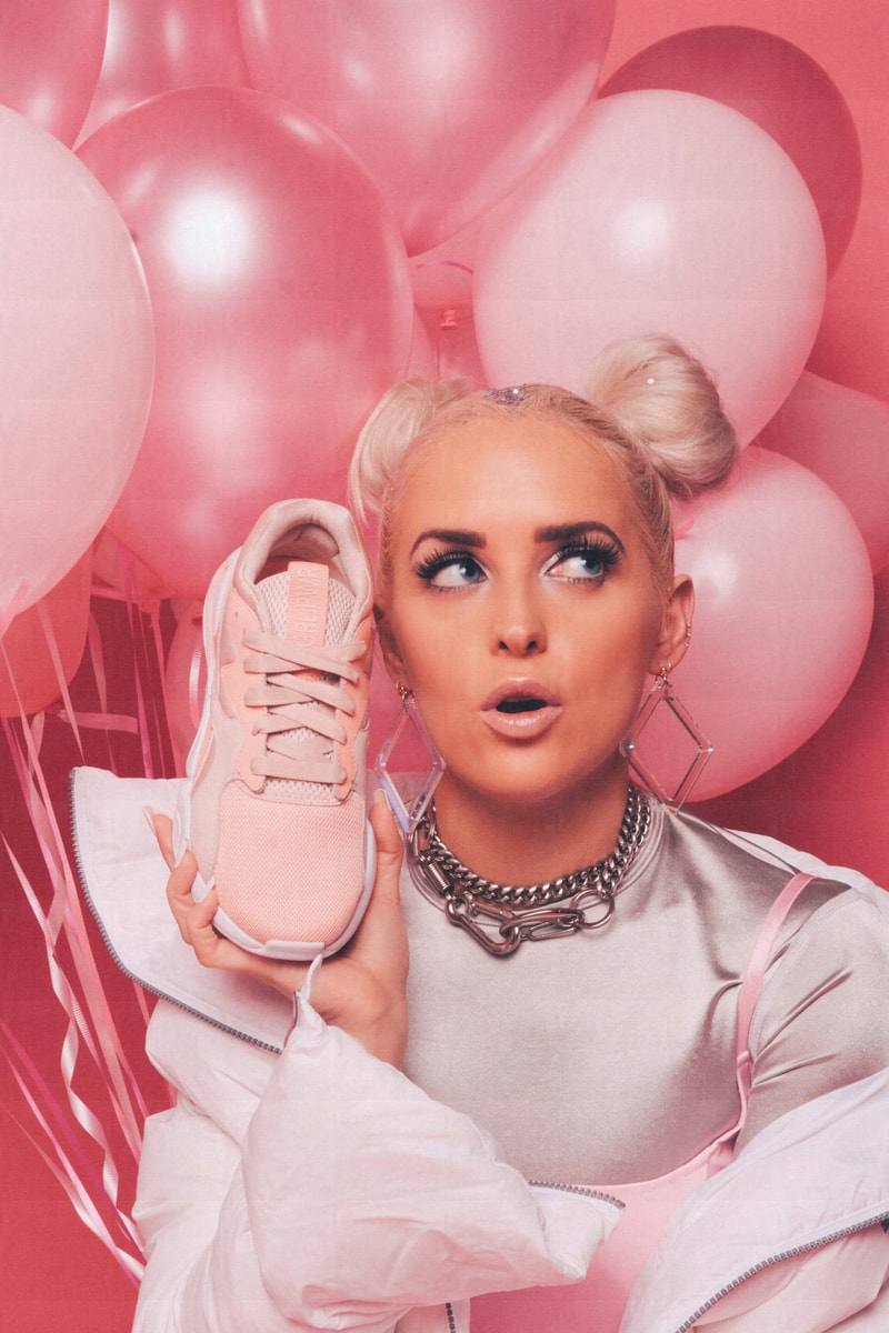 Lola Plaku x PUMA Nova GRL PWR Campaign Peach Bud Pearl Blush Lauren Ledford