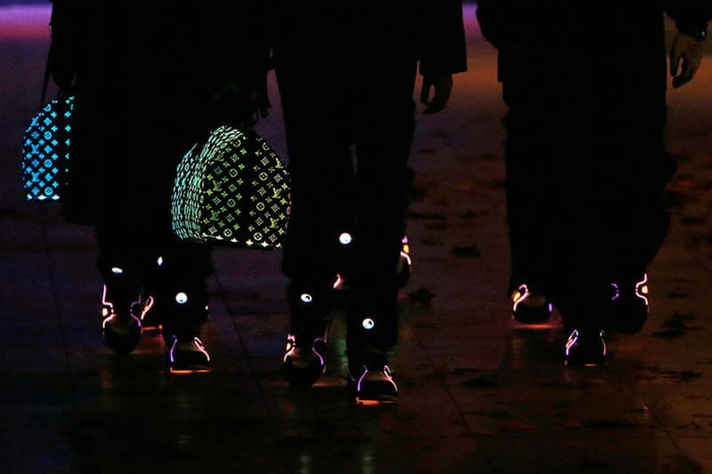 Here's a Closer Look at Virgil Abloh's Fiber Optic Bags for Louis Vuitton FW19